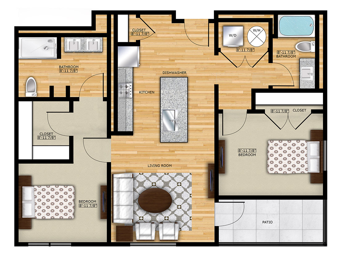 B2-Two-Bedrooms